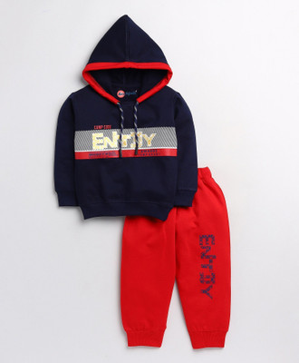 Mars Infiniti Boys & Girls Casual Sweatshirt Track Pants(Navy Blue)