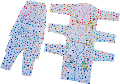 HouseOfCommon Baby Boys & Baby Girls Casual T-shirt Pyjama(MULICOLUR)