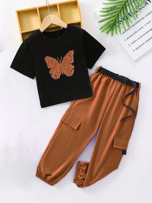 AVOVU Girls Party(Festive) Top Pant(multicolour)