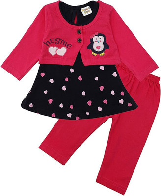 NammaBaby Baby Girls Casual Dress Pant(Pink)