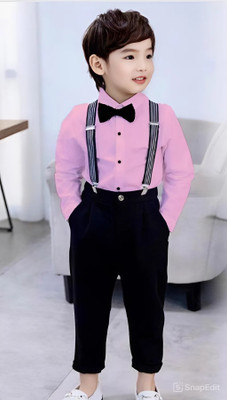 VARNIKA KIDS Boys Party(Festive) Shirt Pant(PINK)