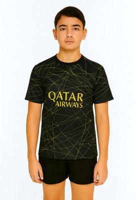 BUGOAT Boys & Girls Casual T-shirt Shorts(Black)