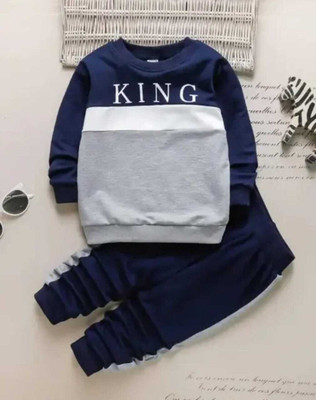 Kiditude Baby Boys & Baby Girls Casual Track Suit Sweatpant(blue)