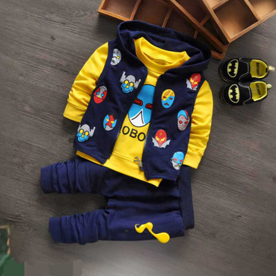 ZAFROONKIDZE Baby Boys & Baby Girls Pluto Party(Festive) Jacket Pant(DARK BLUE)