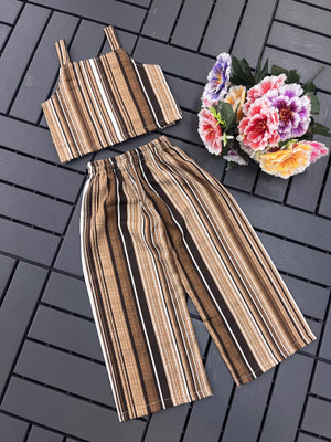 lb enterprise Girls Party(Festive) Top Pyjama(BROWEN)