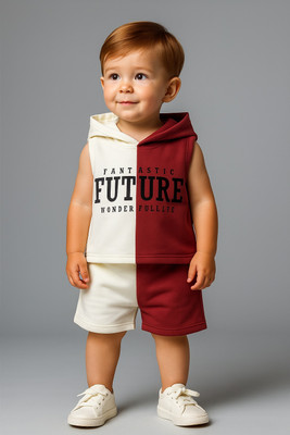 Lofn Baby Boys Casual T-shirt Shorts(Multi)