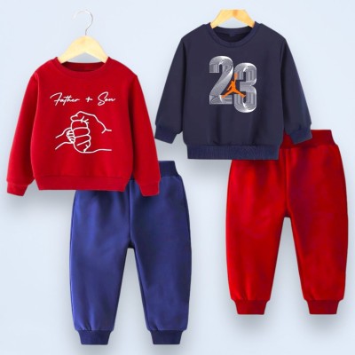 toystshirt Baby Boys & Baby Girls Casual Sweatshirt Pant(Multicolor)