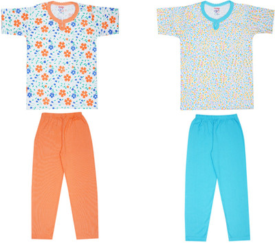 BARATHIDEVI TEX Girls Casual Top Pant(COMBO2)