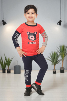 Smuktar garments Baby Boys Casual T-shirt Pant(MULTICOLOR)