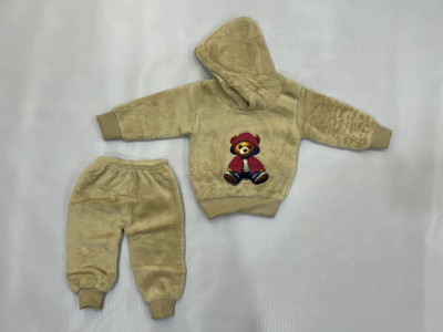 ZOTOFLY Baby Boys & Baby Girls Kung Fu Panda Casual Sweatshirt Track Pants(Brown)