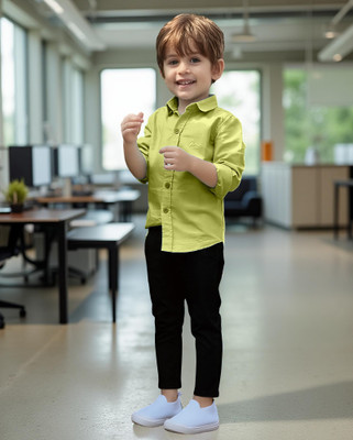 Nelkar Boys Party(Festive) Shirt Pant(PISTA)
