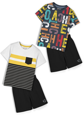 Hellcat Girls Casual T-shirt Shorts(White2/Black2)