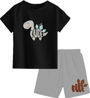 JUGULAR Baby Boys Casual T-shirt Shorts(MULTI 2)