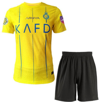 YUTU Boys & Girls Casual T-shirt Shorts(Yellow)