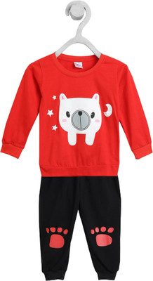 trndee Boys Casual Dress Pyjama(RED)