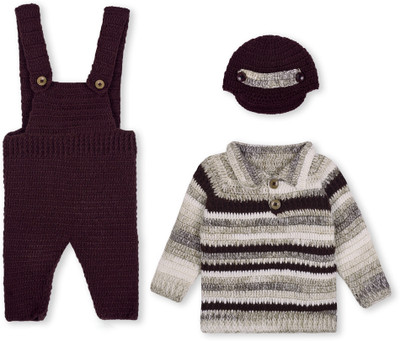 Windrop Solutions Baby Boys & Baby Girls Casual Sweater Dungaree(MULTICOLOR)