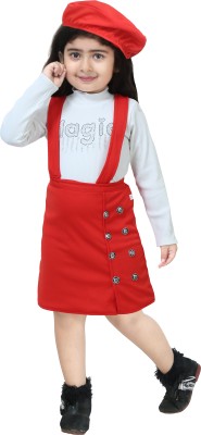 MD AYEN Baby Girls Frozen Party(Festive) Dress Cap(Red)