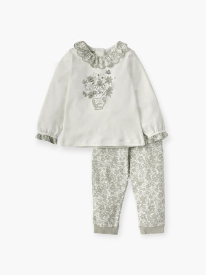 GIGGLES by Babyshop Girls Casual T-shirt Pyjama(Grey)