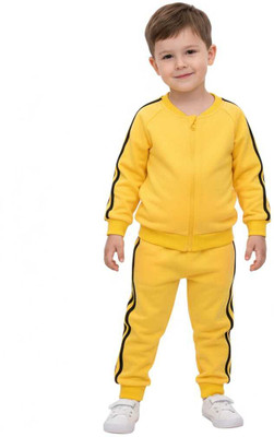 insha fashion Baby Boys & Baby Girls Party(Festive) Track Suit Track Suit(yellow)