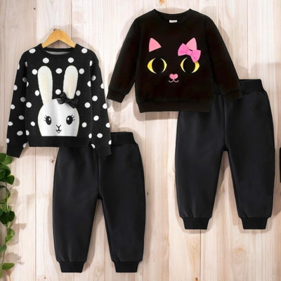 psv fashion Boys & Girls Casual Sweatshirt Pant(Multicolor)