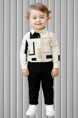 RIYANSHI Boys Casual Shirt Pant(Multicolor)