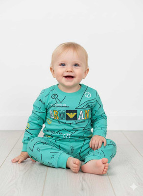 Vaastram Baby Boys & Baby Girls Casual Dress Bodysuit(Rama Green)