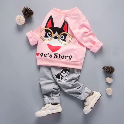 Epochlite Baby Boys & Baby Girls Casual T-shirt Track Pants(Pink)