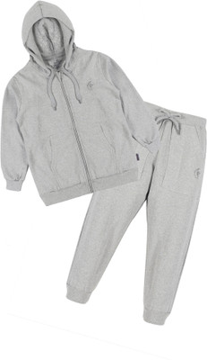 KiddoPanti Boys Casual Sweatshirt Track Pants(Grey Melange)
