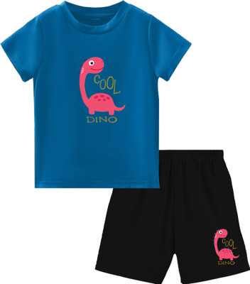 JUGULAR Baby Boys Casual T-shirt Shorts(MULTI 16)