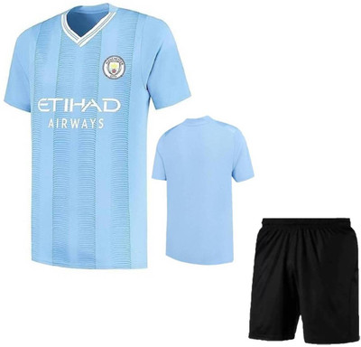 UNIQ Boys & Girls Casual T-shirt Shorts(Light Blue)