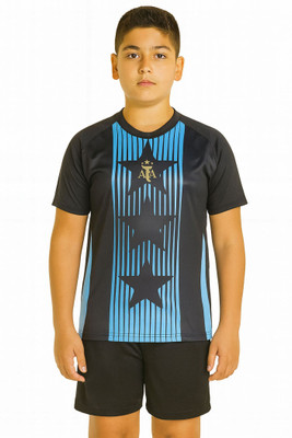 BUGOAT Boys & Girls Casual T-shirt Shorts(Black)