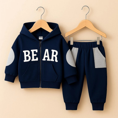 kidscuddles Baby Boys & Baby Girls Casual Sweatshirt Track Pants(dark Blue)