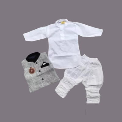 Vaikunt Baby Boys Party(Festive) Kurta Pyjama(multicolor)