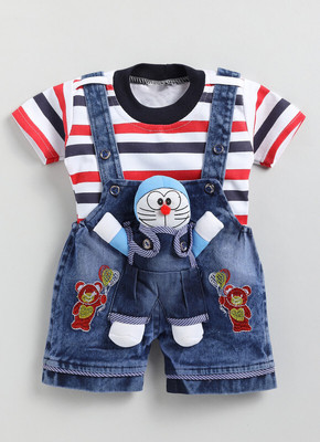Mommy Club Baby Boys & Baby Girls Casual Dungaree Dungaree(Mlticolor)