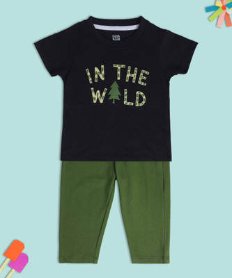 MINI KLUB Baby Boys Casual T-shirt Trouser(Multicolor)