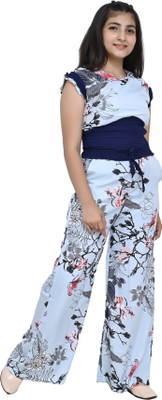 LIME N LEMON Printed Girls Jumpsuit