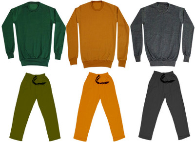 Indistar Boys Casual Sweatshirt Track Pants(Multicolor)