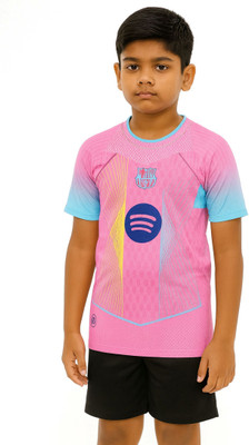 Ryze Boys & Girls Casual T-shirt Shorts(Pink)