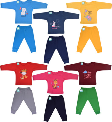 Funtus Baby Boys & Baby Girls Casual Vest Track Pants(Dark Yellow, Pink, Maroom, Blue, Nevy Blue, Red)