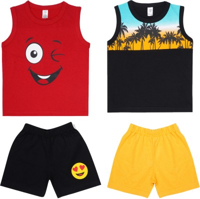 GCYX Boys Casual Vest Shorts(Combo-9)