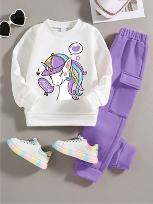 FANFAN Girls Party(Festive) T-shirt Pant(lavender)