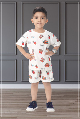 new gen Baby Boys Casual T-shirt Pant(Multicolor)