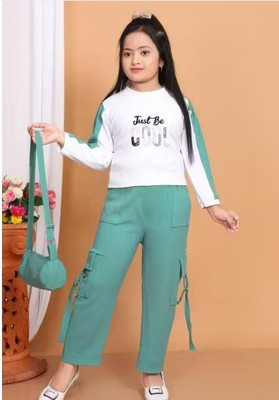 TULIP Girls Party(Festive) Top Capri(SEA GREEN)