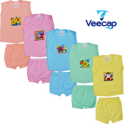 Veecap Baby Boys & Baby Girls Casual Top Shorts(multicolor)