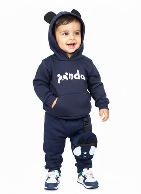 Lyla Fashion Baby Boys Casual Track Suit Track Suit(Navy)