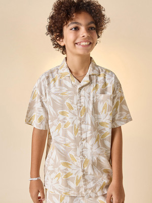 JUNIORS by Babyshop Boys Casual Shirt Shorts(Multicolour)