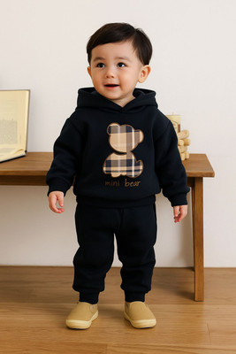 Z COLLECTION Baby Boys & Baby Girls Casual Top Pyjama(Navy)