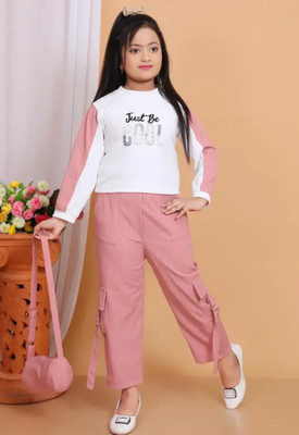 RJC Girls Party(Festive) Top Pant(Peach)