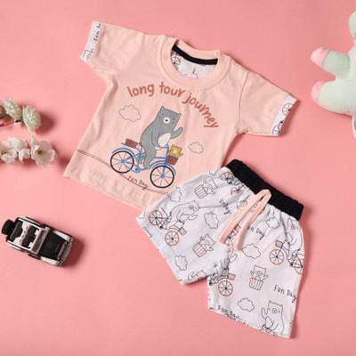 Phorbidden Baby Boys & Baby Girls Casual Bodysuit Bodysuit(Pink)