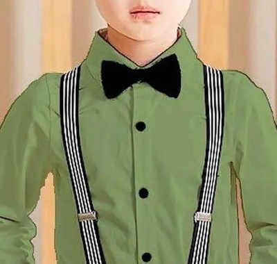 HV CREATION COLLECTION Boys Party(Festive) Shirt Pant(GREEN)